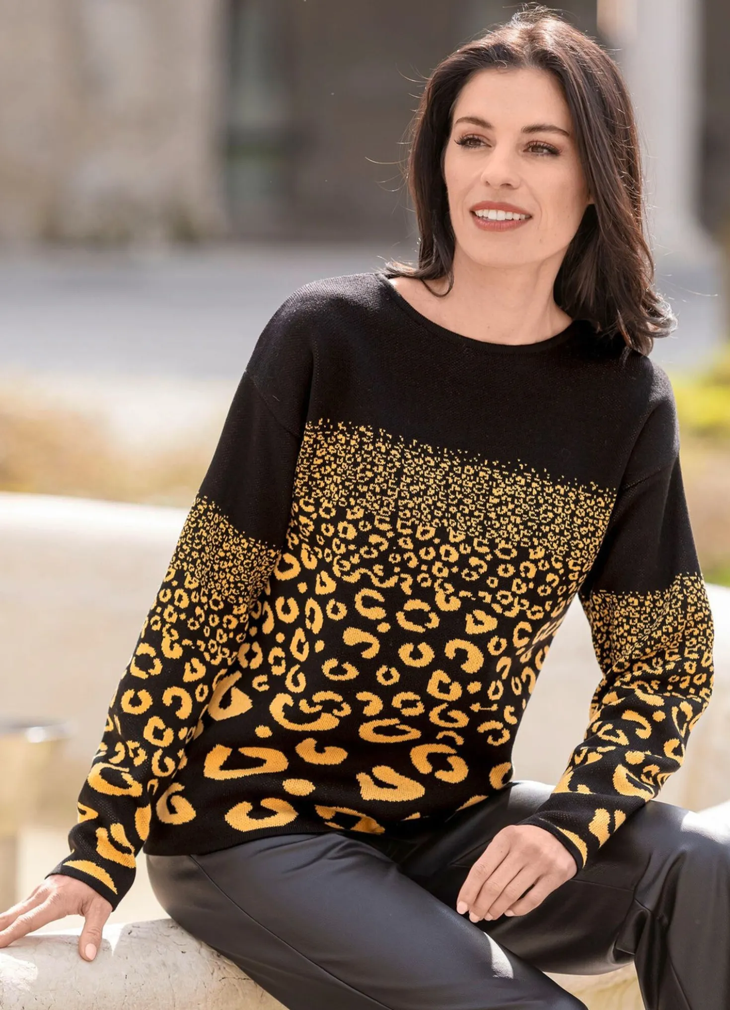 Pullover in Jacquard-Dessin