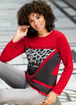 Pullover in Jacquard-Dessin