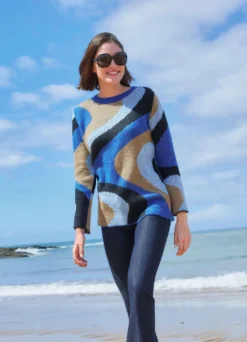 Pullover in Jacquard-Dessin