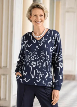 Pullover in Jacquard-Dessin