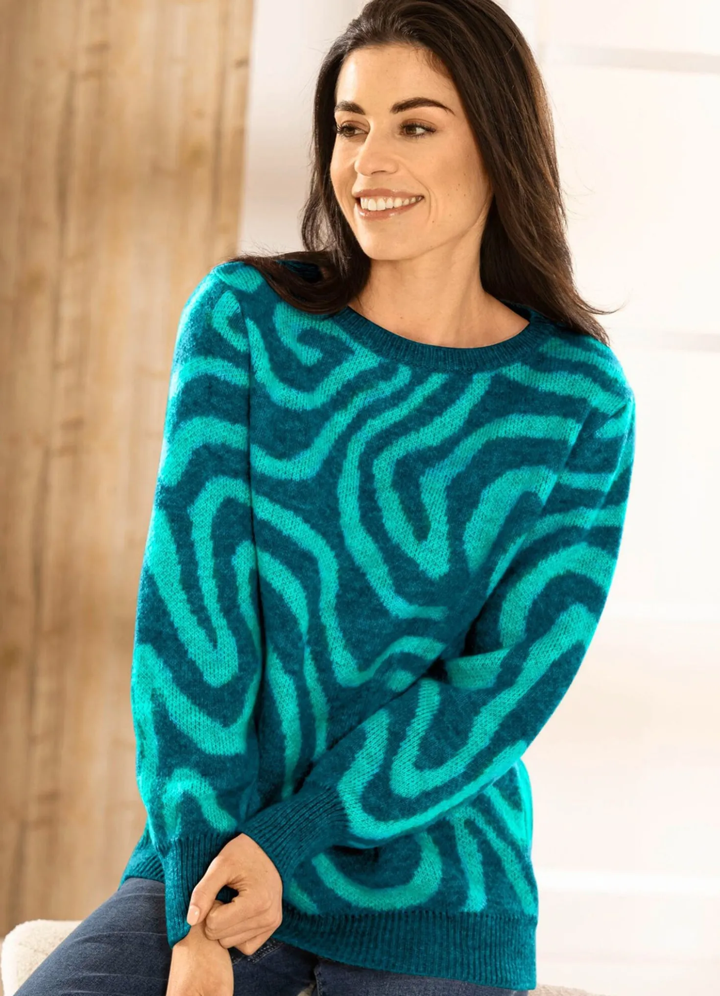 Pullover in Jacquard-Dessin