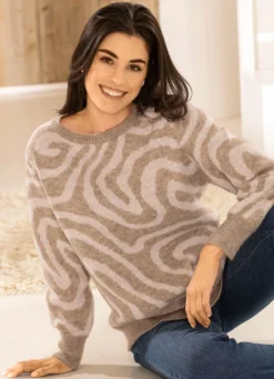 Pullover in Jacquard-Dessin