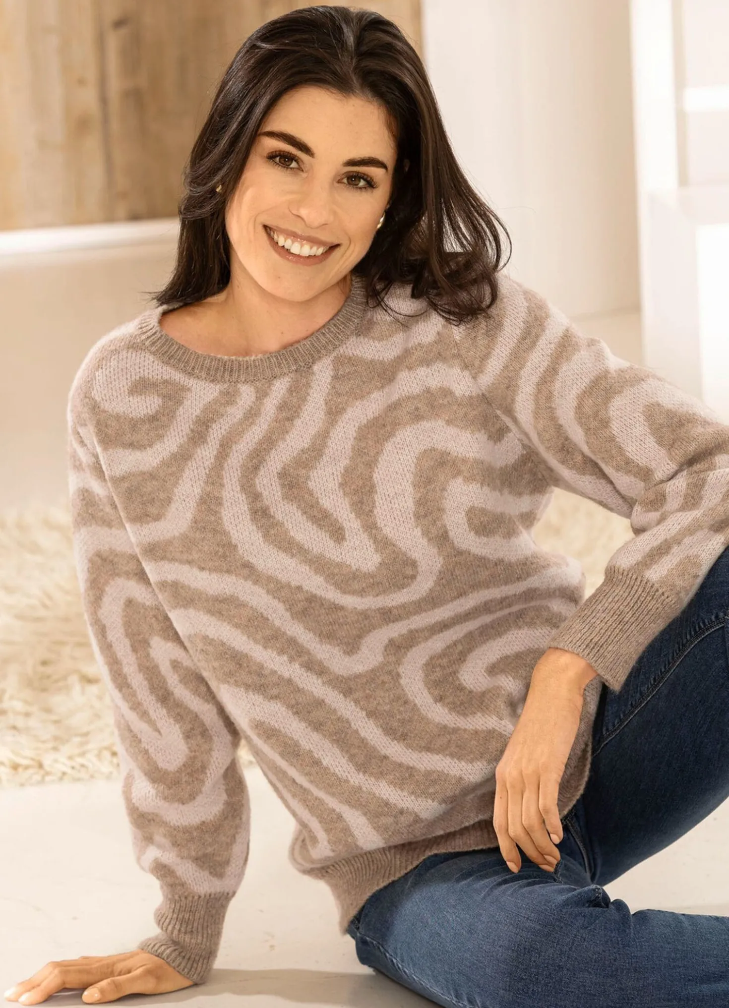 Pullover in Jacquard-Dessin