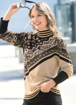 Pullover in Jacquard-Dessin