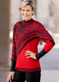 Pullover in Jacquard-Dessin