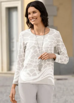 Pullover in Jacquard-Dessin