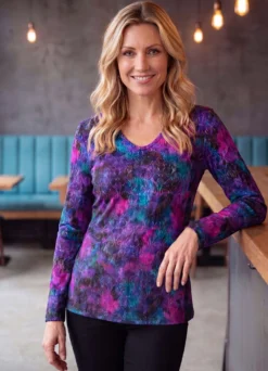 Pullover in Jacquard-Feinstrick