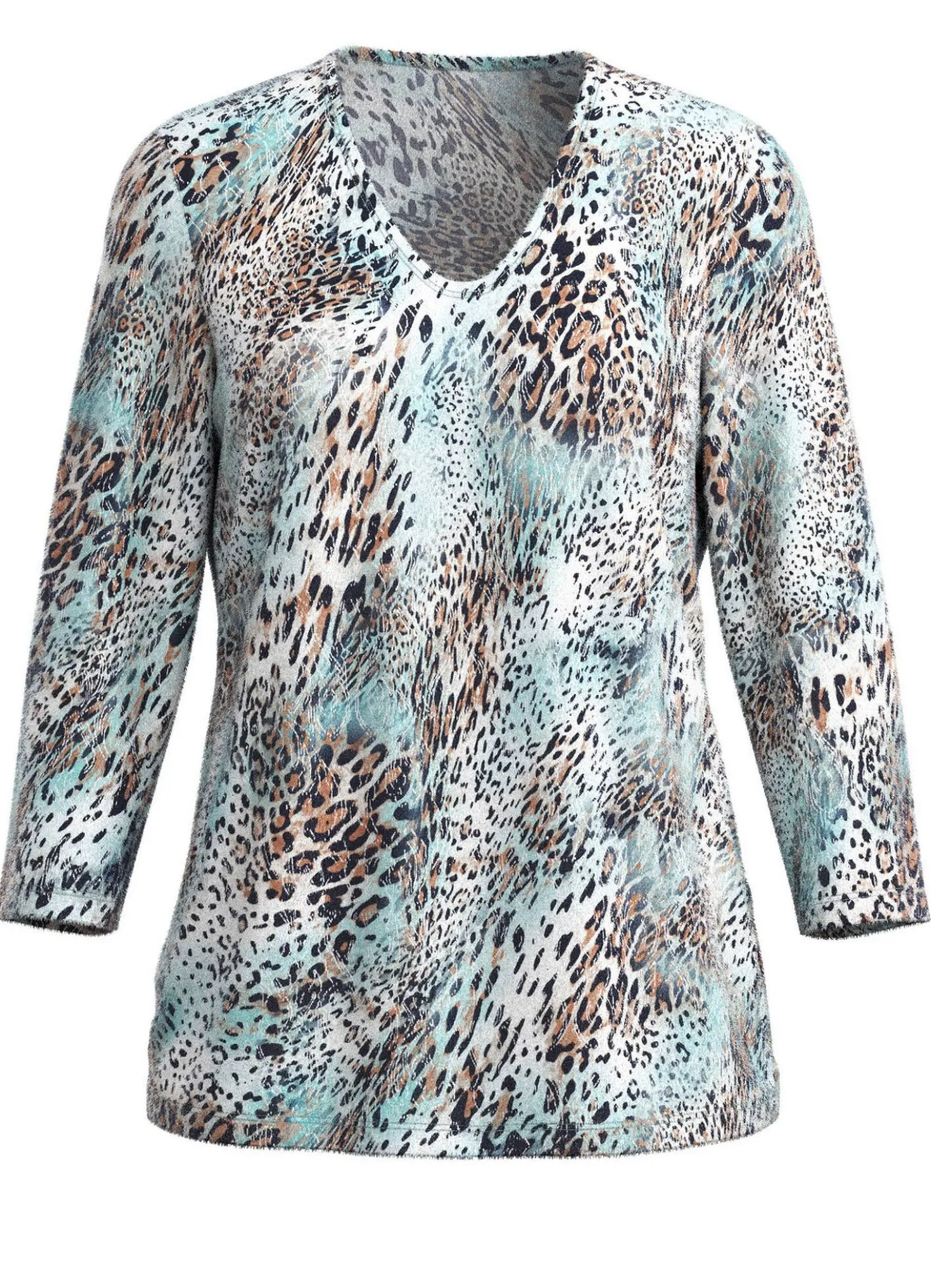 Pullover in Jacquard-Feinstrick