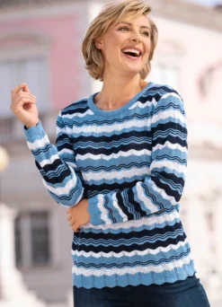 Pullover in Mustermix