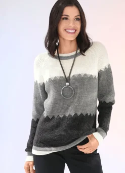 Pullover in Perlfang