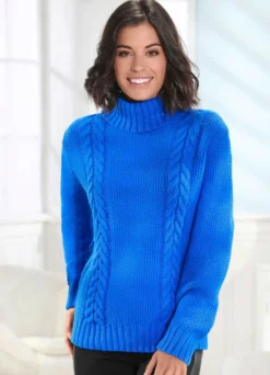 Pullover in Reiskornstrick