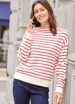 Pullover in Ringeldessin