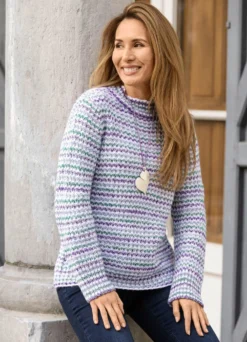 Pullover in Ringeldessin
