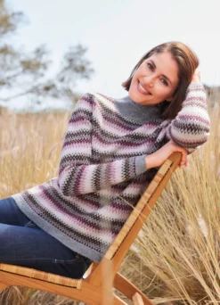 Pullover in Streifenoptik