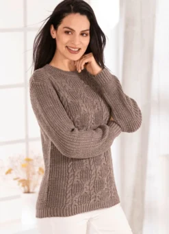 Pullover in Strickmix