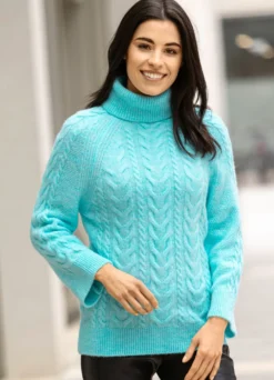 Pullover in Strukturmix