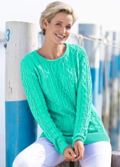 Pullover in Strukturmustermix