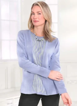 Pullover in Twinset-Optik