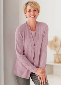 Pullover in Twinset-Optik