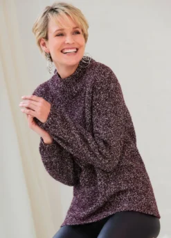 Pullover in weicher Boucléqualität