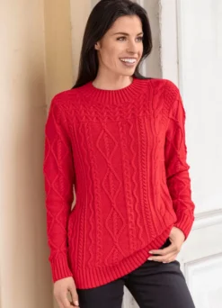 Pullover mit aufwendigem Mustermix