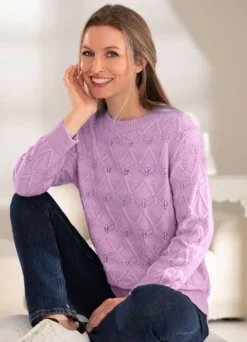 Pullover mit aufwendigem Mustermix