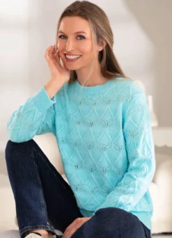 Pullover mit aufwendigem Mustermix