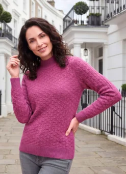 Pullover mit dekorativer Struktur