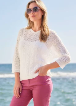 Pullover mit edlem Glanzeffekt