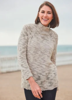 Pullover mit Effektgarn