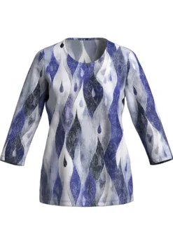 Pullover mit farbbrillantem Alloverdruck