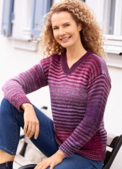 Pullover mit Farbverlauf