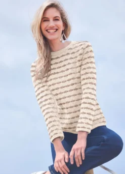 Pullover mit flauschigem Griff