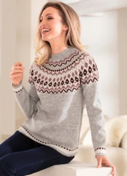 Pullover mit flauschig weichem Griff