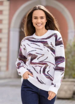 Pullover mit flauschig weichem Griff