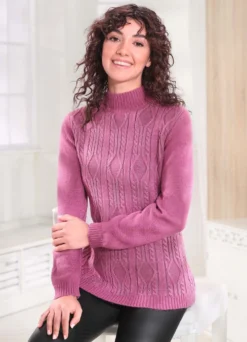 Pullover mit Glitzerakzenten