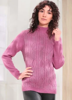 Pullover mit Glitzerakzenten
