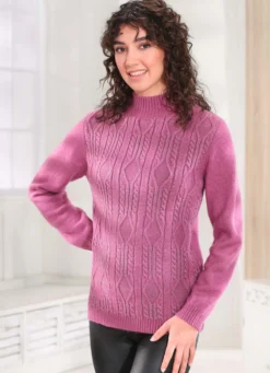 Pullover mit Glitzerakzenten