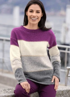 Pullover mit Glitzerakzenten