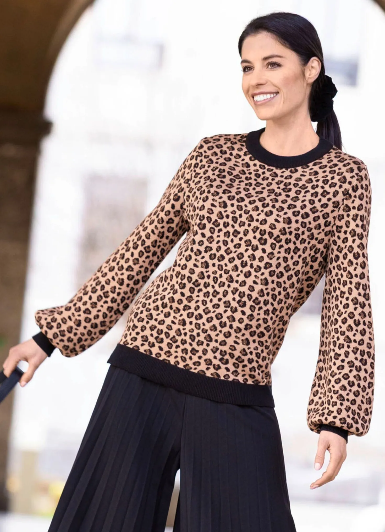 Pullover mit Glitzereffekt