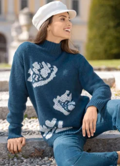Pullover mit Intarsien