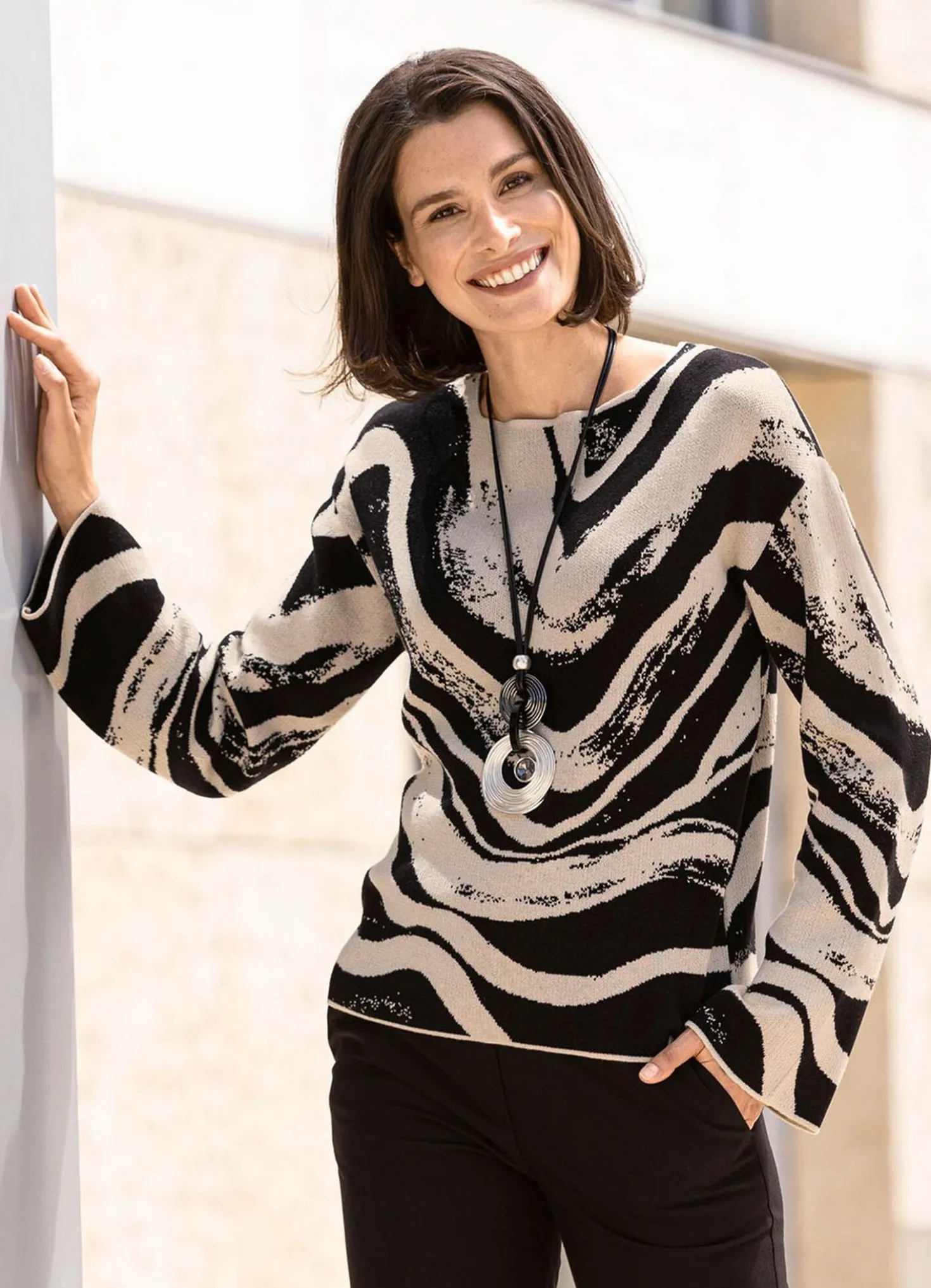 Pullover mit Jacquard-Dessin