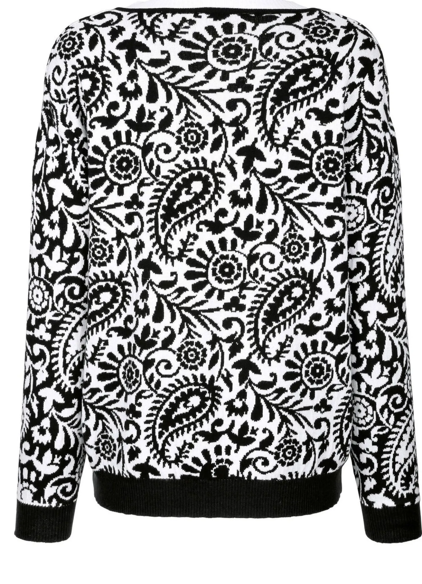 Pullover mit Kontrastabschlüssen
