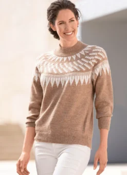 Pullover mit Norwegermuster