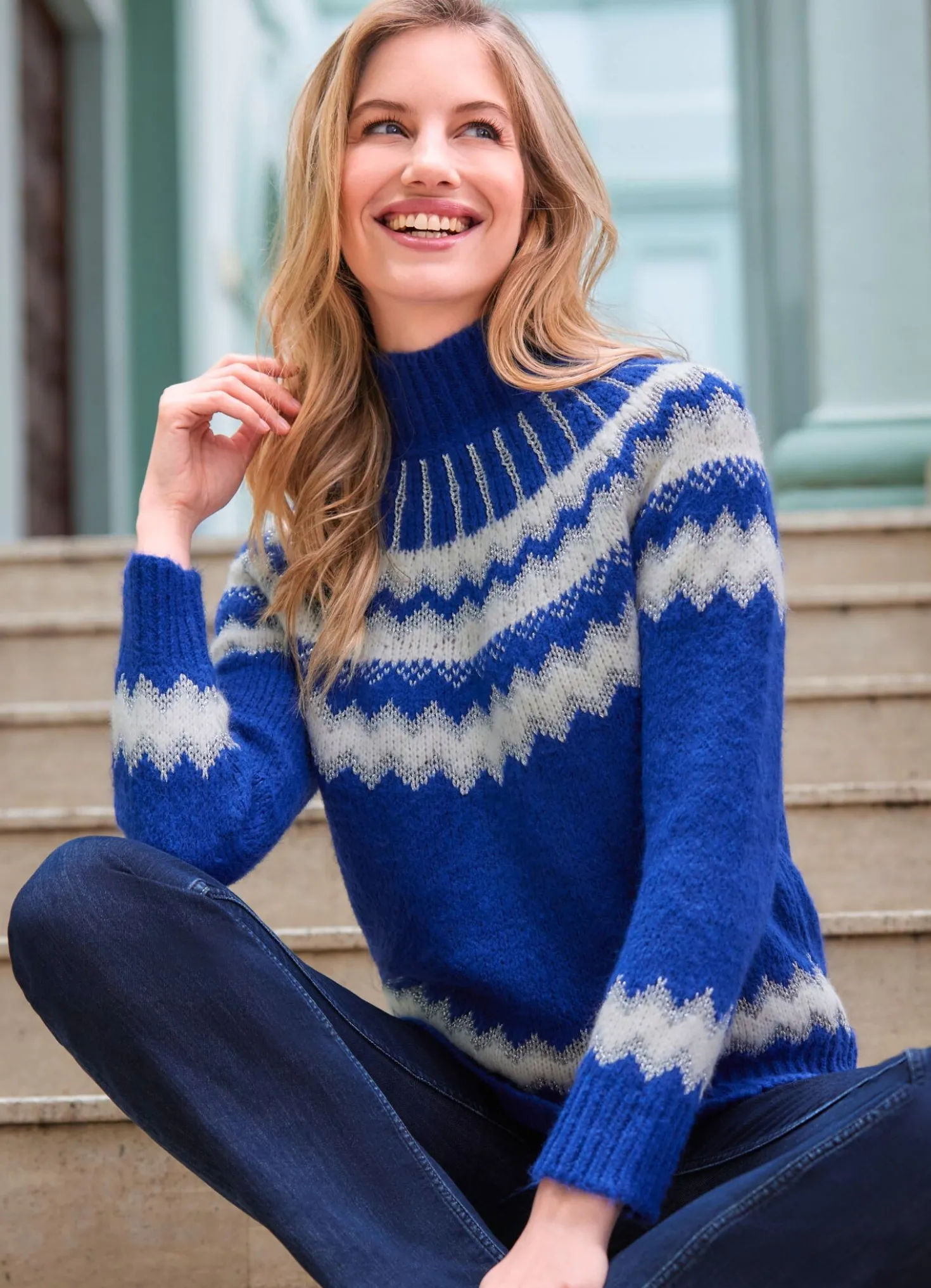 Pullover mit Norwegermuster