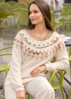 Pullover mit Norwegermuster