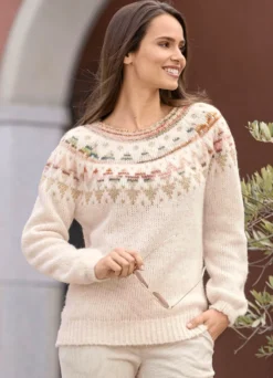 Pullover mit Norwegermuster