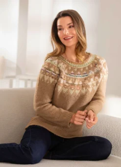 Pullover mit Norwegermuster