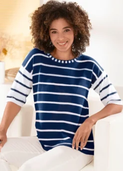Pullover mit pfiffigen Kontrasten