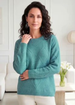 Pullover mit Rautendessin